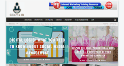 Desktop Screenshot of clients-ib.com
