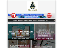 Tablet Screenshot of clients-ib.com